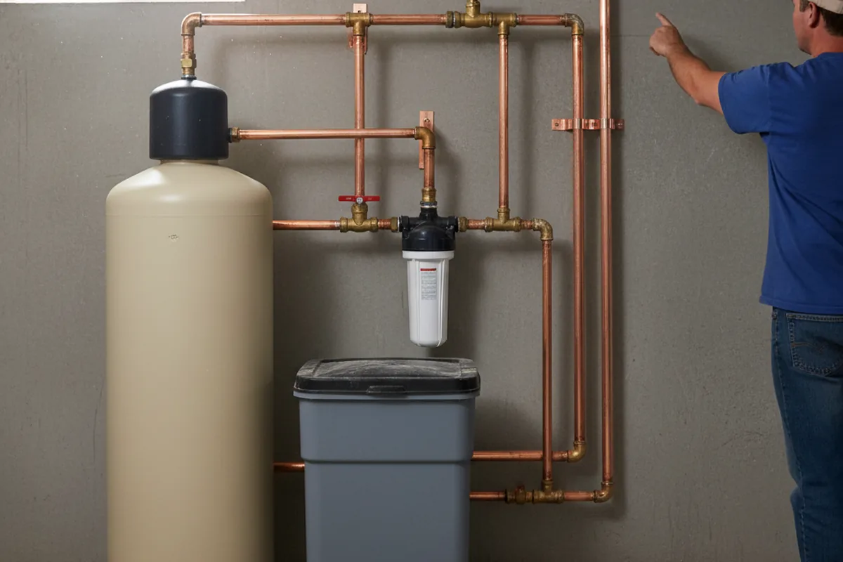 Whole-house water treatment system installed in Tougaloo